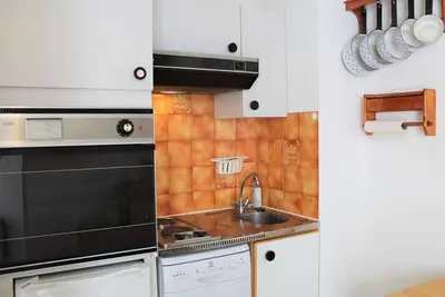 Image de Studio avec Coin Montagne, 100m des Pistes et Commerces, 4 Couchages - Vars Les Claux