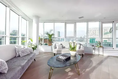 Image de Luxe 3 lits. Terrasse et vue panoramique sur Londres