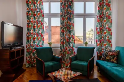 Luxury Art deco suite with beautiful view of the Słowackiego theater