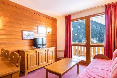 Image de Wifi, 300m du centre station, piscine, sauna, télévision, casier à ski, 32-36m², Valfréjus