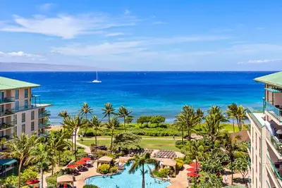 Image de Maui Resort Rentals: Honua Kai - Combo intérieur au 8ème étage surclassé, 3 chambres à coucher, Superbes vues sur l’océan et balcon panoramique!