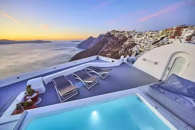 Image de Villa de trois chambres avec vue sur la Caldera Jacuzzi teracce (Nouveau)