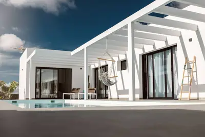 Villa neuve et moderne à Lajares (Fuerteventura) avec piscine chauffée