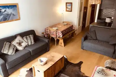 Image de Appt rennové, 5 personnes, 35m2, pied des pistes