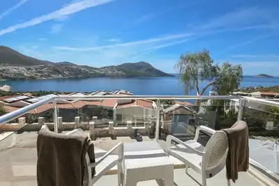 Duplex 2 chambres Iskele 3 appartement avec vue sur la mer