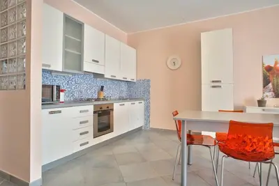 Image de Arancio - 2-bedroom apartment with large panoramic sea view terrace and pool in the garden