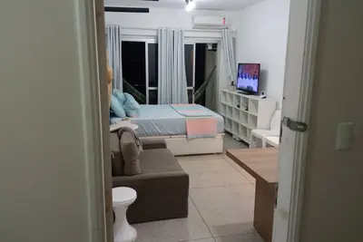 Image de Apt face à la mer avec aire de jeux, air cond. et Wi-Fi