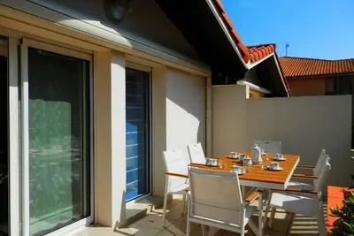 Image de Appartement T3 à Vieux-Boucau - 6 pers - Proche océan, lac et plage - Terrasse Ouest - Quartier calme