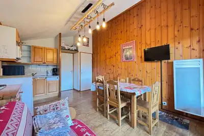 Image de Appartement au pied des pistes avec balcon, animaux acceptés