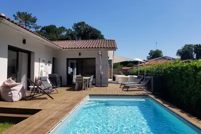 Image de Villa climatisée Piscine chauffée Fibre Océan Hossegor Seignosse Capbreton