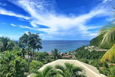Image de Appartements \"O Coeur de Deshaies\", Grande Anse. Vue mer, piscine, clim.