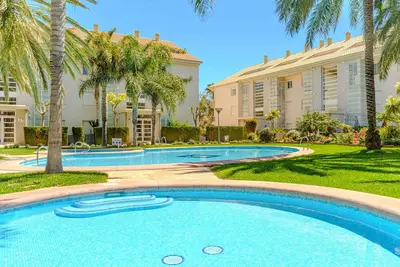 Image de Golden Gardens Duplex Apartment Javea Arenal, 3 Terrasses, Aacc, Wifi, a 600m de la Plage