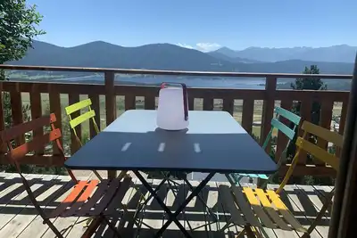 Image de Bas de chalet cosy Les Angles vue superbe sur lac et Montagnes - 4-6 personnes