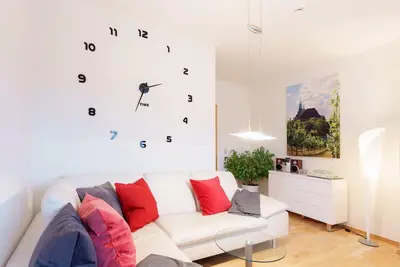 Image de Nouvel appartement avec vue sur la citadelle Petersberg