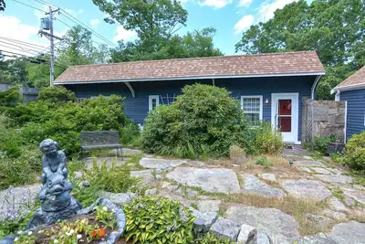 Image de Cour Granite: Charmante maison à Rockport avec terrasse privée et vue