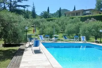 Image de Villa avec piscine privée pour 12 personnes. Chiens acceptés.