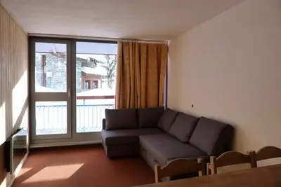 Image de Appartement 2 pièces 6 personnes proche des pistes, des commerces, de la garderie et de l'Esf au centre de la station d’Arc 1800