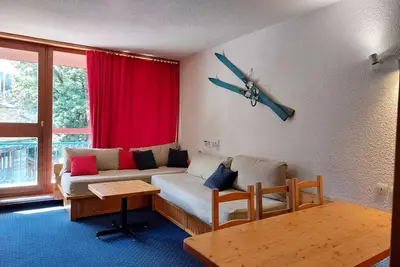 Image de Appartement 2 pièces 5 personnes proche des pistes, des commerces, de la garderie et de l'Esf au centre de la station d’Arc 1800