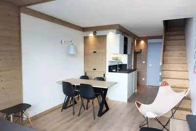 Image de Appartement 3 pièces en duplex pour 6 personnes, au pied des pistes et des commerces, proche de l'Esf et de la garderie dans le