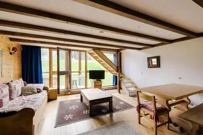 Image de Bel appartement 3 pièces 8 personnes avec vue sur les pistes, skis aux pieds et proche des commerces dans le village des Villard