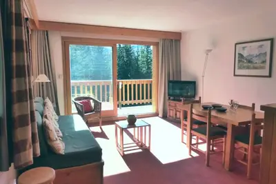 Image de 2 Zimmer Kabine für 4/6 Personen in Méribel Altiport in der Nähe der Skipisten und Golf