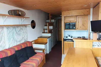 Image de Appartement 2 pièces 5 personnes en duplex, proche des pistes dans le village de Charmettoger à Arc 1800