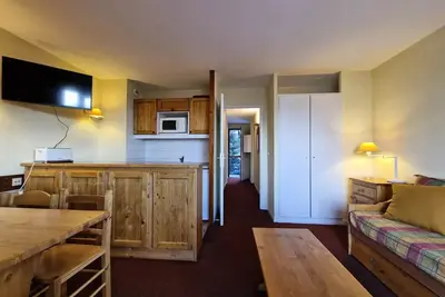Image de Appartement 3 pièces pour 6 personnes dans une résidence calme, proche du télécabine dans le village de Charmettoger à Arc 1800