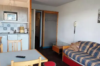 Image de Appartement 2 pièces 5 personnes avec une belle vue sur la vallée, proche du télécabine dans le village de Charmettoger à Arc 18