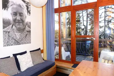 Image de Duplex pour 5 personnes proche des pistes et des commerces dans le village de Charmettoger