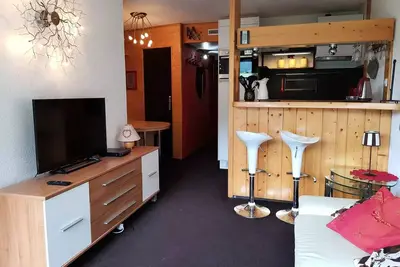 Image de Schönes Apartment 2 Zimmer 6 Personen in Arc 2000 mit Blick auf die Pisten