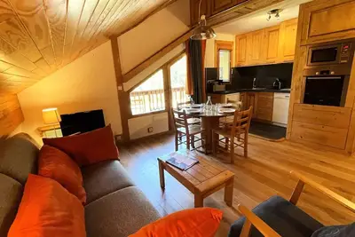 Image de Wohnung 2 Zimmer renoviert, 5 Personen in Meribel Altiport am Fuße der Pisten und in der Nähe des Golfplatzes