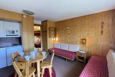 Image de Studio für 4 Personen in Meribel Altiport, am Fuße der Pisten und in der Nähe des Golfplatzes