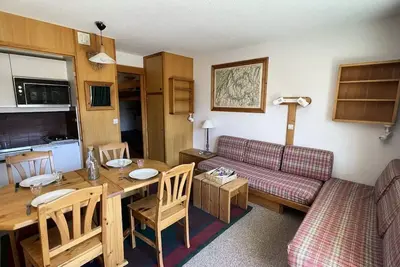 Image de Studio für 4 Personen in Méribel Altiport, am Fuße der Pisten und in der Nähe des Golfplatzes