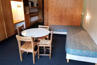 Image de Studio pour 4 personnes à Arc 1600, ski aux pieds et proche des commerces