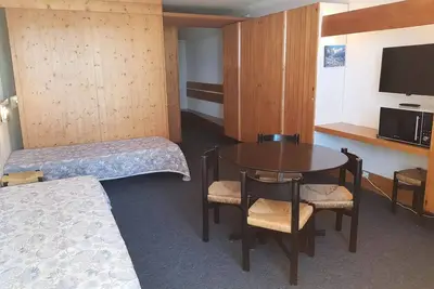 Image de Grand studio 4 personnes à Arc 1600 ski aux pieds et proche des commerces
