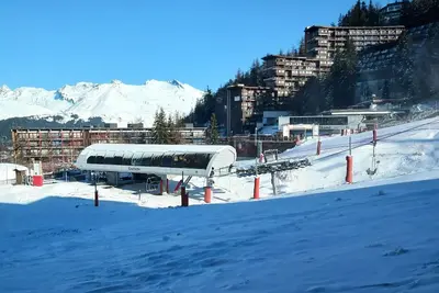 Image de Studio 2 personnes à Arc 1600 ski aux pieds et proche des commerces