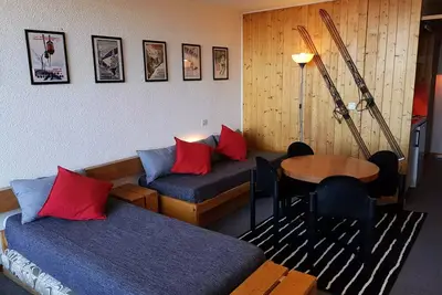 Image de Studio 4 personnes à Arc 1600 proche des pistes et des commerces.