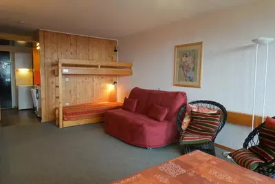 Image de Studio 4 personnes à Arc 1600 proche des pistes et des commerces.