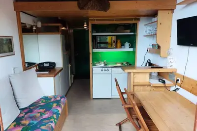 Image de Duplex für 5 Personen in der Nähe der Pisten und Läden - Ruhige Residenz im Dorf Charmettoger in Arc 1800