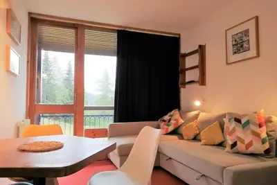 Image de Studio 4 Personen im Herzen der Arc 1800 Station im Dorf Villards, in der Nähe der Pisten und Läden