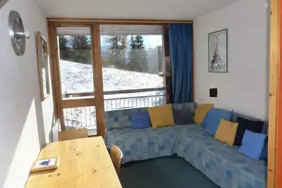 Image de Studio 4 personnes au coeur de la station d'Arc 1800 dans le village des Villards, proche des pistes et des commerces