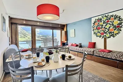 Image de Wohnung 2 Zimmer 6 Personen in Tignes am Fuße der Geschäfte, Bowling und in der Nähe der Pisten, Schwimmbad und Büro d