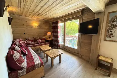 Image de 3-Zimmer-Wohnung für 6 Personen im Zentrum von Méribel in der Nähe von Geschäften und Skipisten