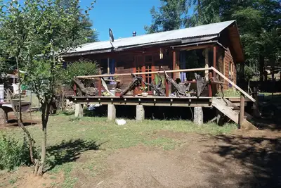 Image de Maison avec terrasse près du lac, des parcs nationaux et des yeux caburgua