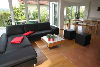 Image de Solarium avec cheminée et terrasse, 200m², 4 chambres, max. 8 personnes
