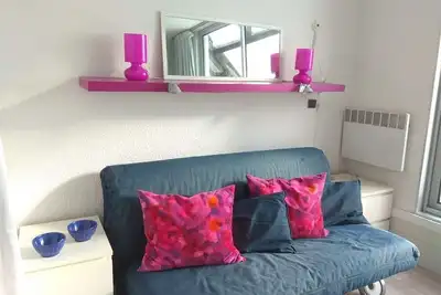 Image de Studio 4 personnes à Piau-Engaly avec balcon et vue sur pistes