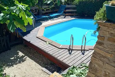 Image de Villa à 400m de la plage et piscine privée.