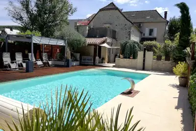 Image de Villa de 160 m2 avec Piscine chauffée 10 personnes