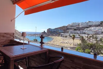 Image de App. À la plage romantique terrasse rénovée meublée moderne élégante