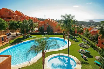 Image de Location saisonnière appartement duplex Los Lagos Elviria Marbella